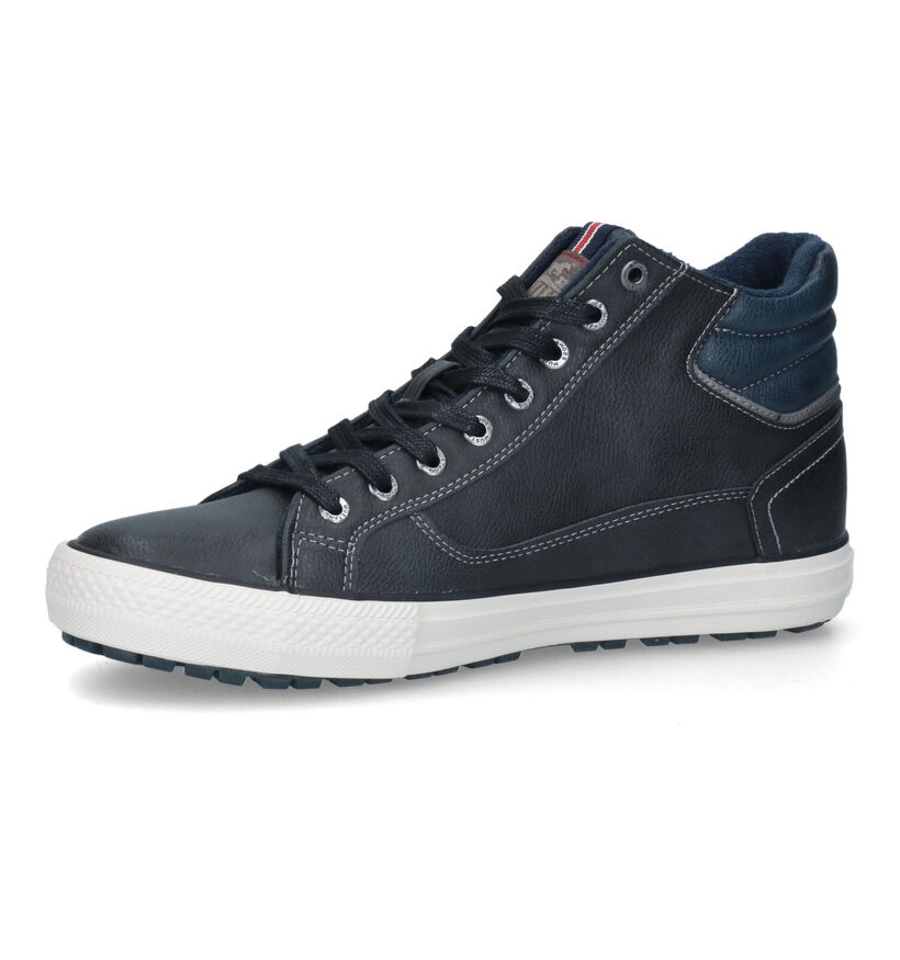 Mustang Chaussures hautes en Brun foncé pour hommes (329590)