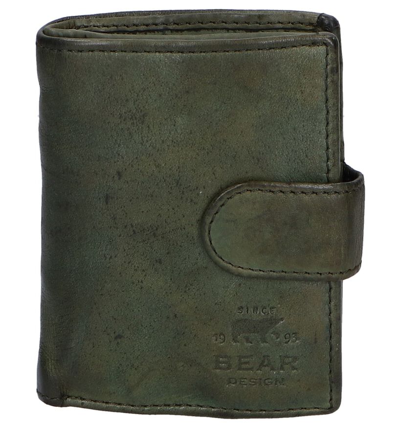 Bear Design Zwarte Kaartenhouder voor heren (350748)