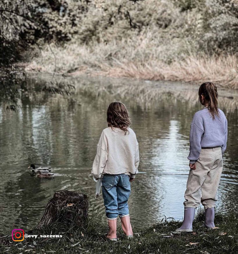 Bergstein Bottes de pluie en Rose pour filles (280579) - pour semelles orthopédiques