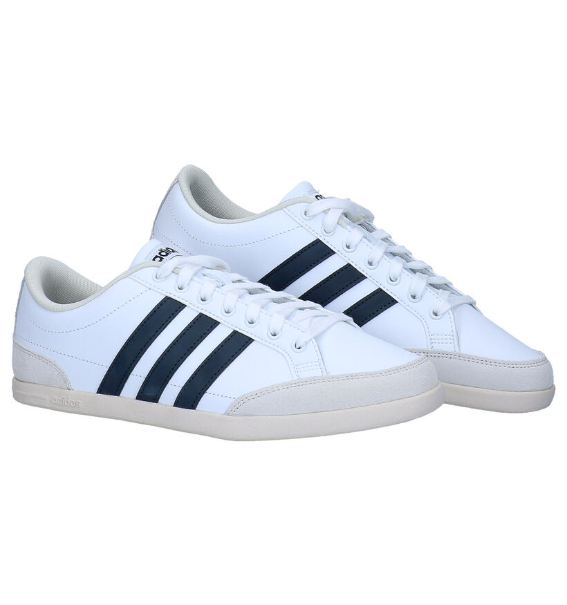 adidas Caflaire Baskets en Blanc en simili cuir (276462)