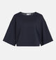 Vila Keya 3/4 Top T-shirt en Bleu pour femmes (364091)
