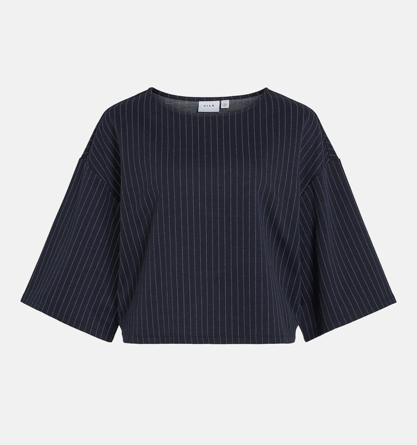 Vila Keya 3/4 Top T-shirt en Bleu pour femmes (364091)