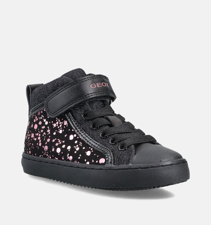 Geox Kalispera Chaussures hautes en Noir pour filles (361944) - pour semelles orthopédiques