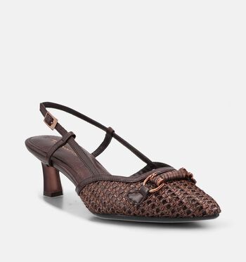 Tamaris Escarpins Noir/Cognac/Marron