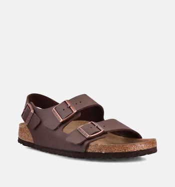Birkenstock Milano Sandales Dark Brown