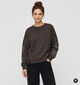 Culture Angela Charlie Pull en Brun fonc&eacute; pour femmes (380499)
