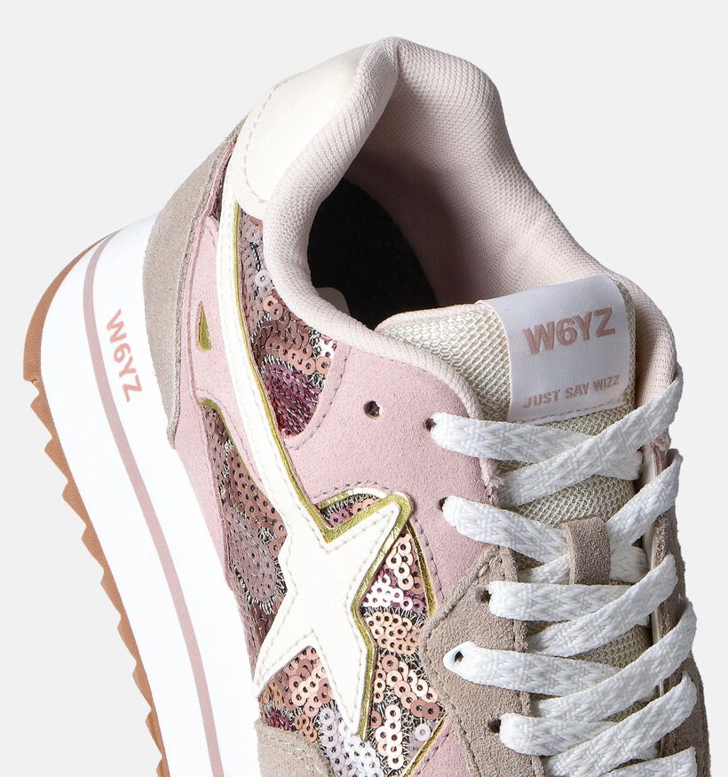 W6YZ Deva Sneakers Roze voor dames (357487) - geschikt voor steunzolen