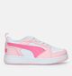Puma Rebound V6 ac Roze Sneakers voor meisjes (334491) - geschikt voor steunzolen