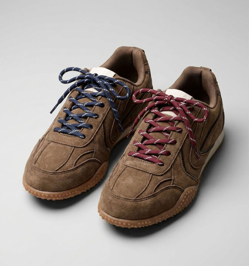 Laurent David Donkerblauwe/Bordeaux Veters (2 Paar) voor dames, meisjes, heren, jongens (385421)
