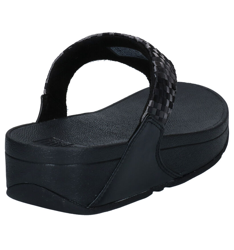 FitFlop Lulu Silky Roze Teenslippers in stof (286536)