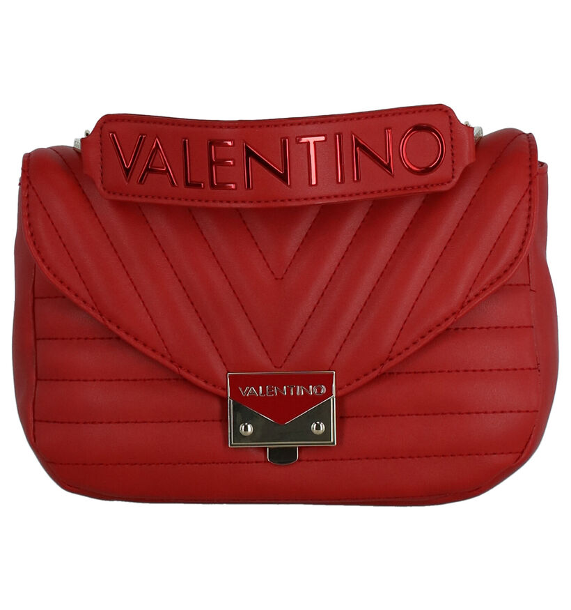 Valentino Handbags Cajon Sac porté croisé en Rouge en simili cuir (259240)