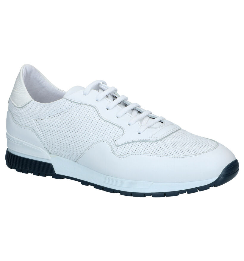 Van Lier Chaussures à lacets en Blanc en cuir (291351)