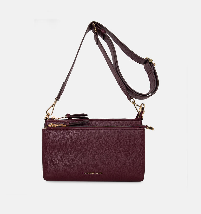 Laurent David Bordeaux Crossbodytas voor dames (381526)