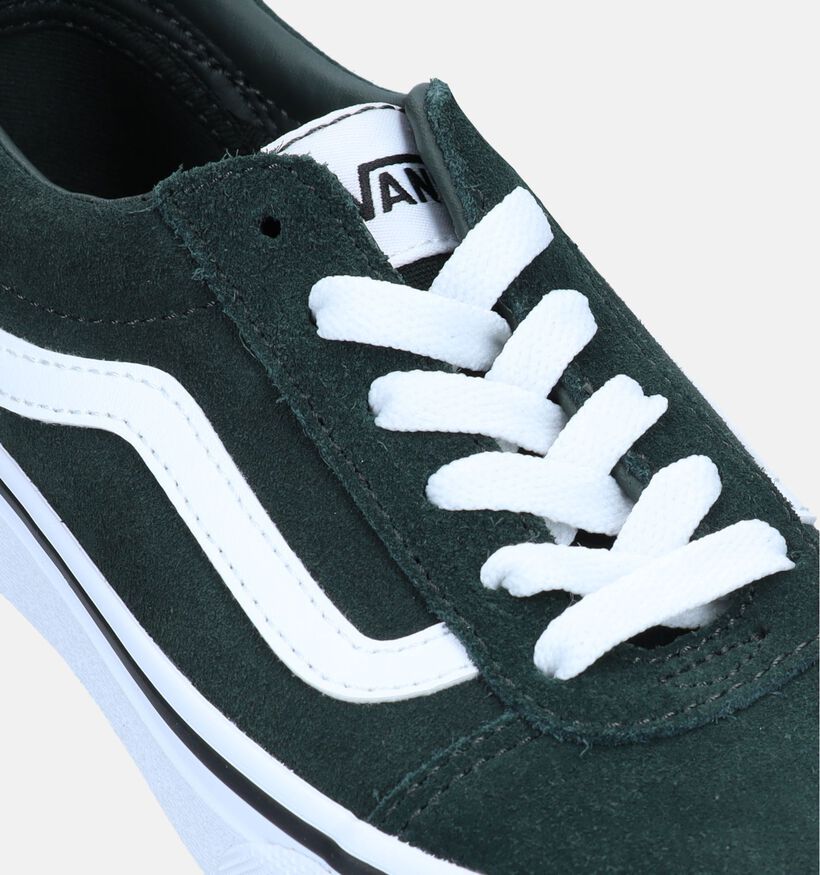 Vans Ward Baskets de skate en Vert pour filles, garçons (334086)