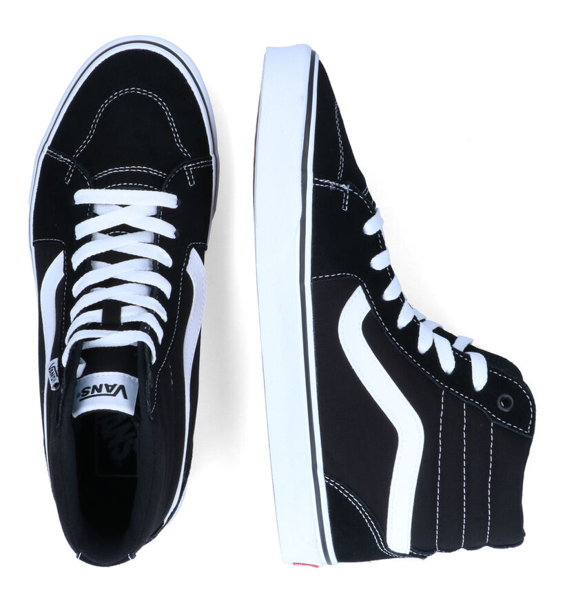 Vans Filmore Hi Zwarte Skate sneakers voor heren (328235)