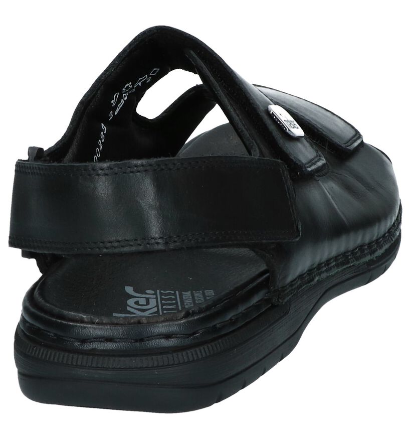 Rieker Sandales en Noir en cuir (308618)