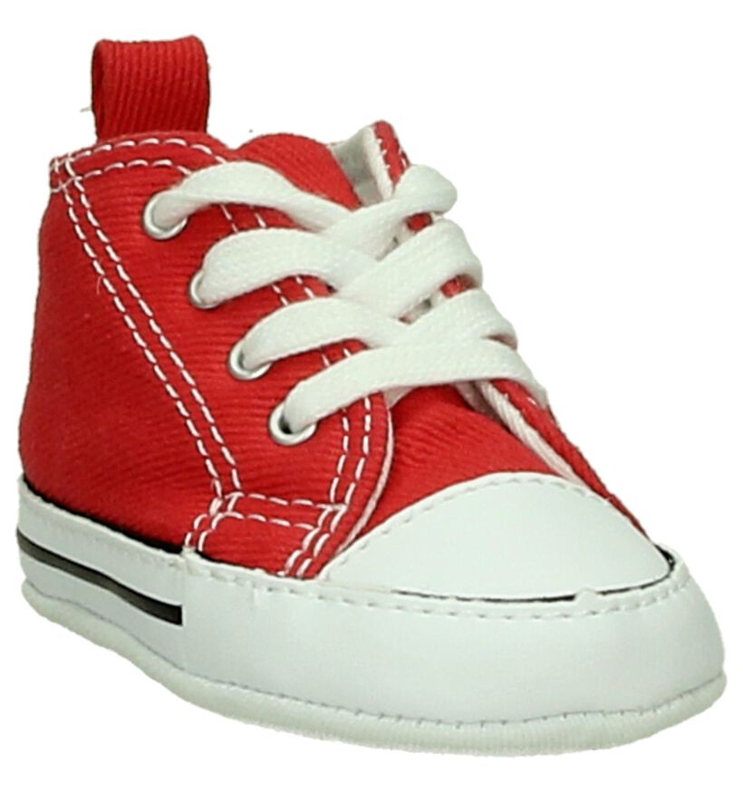 Converse Chaussons bébé en Rouge en textile (200180)