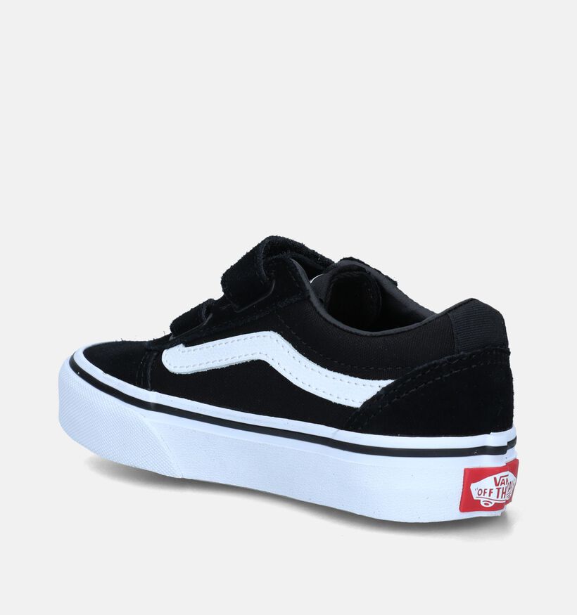 Vans Ward V YT Baskets de skate en Noir pour filles, garçons (336459)