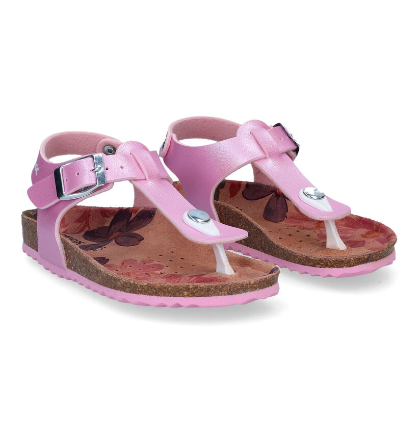 Geox Adriel Roze Sandalen in kunstleer (311013)