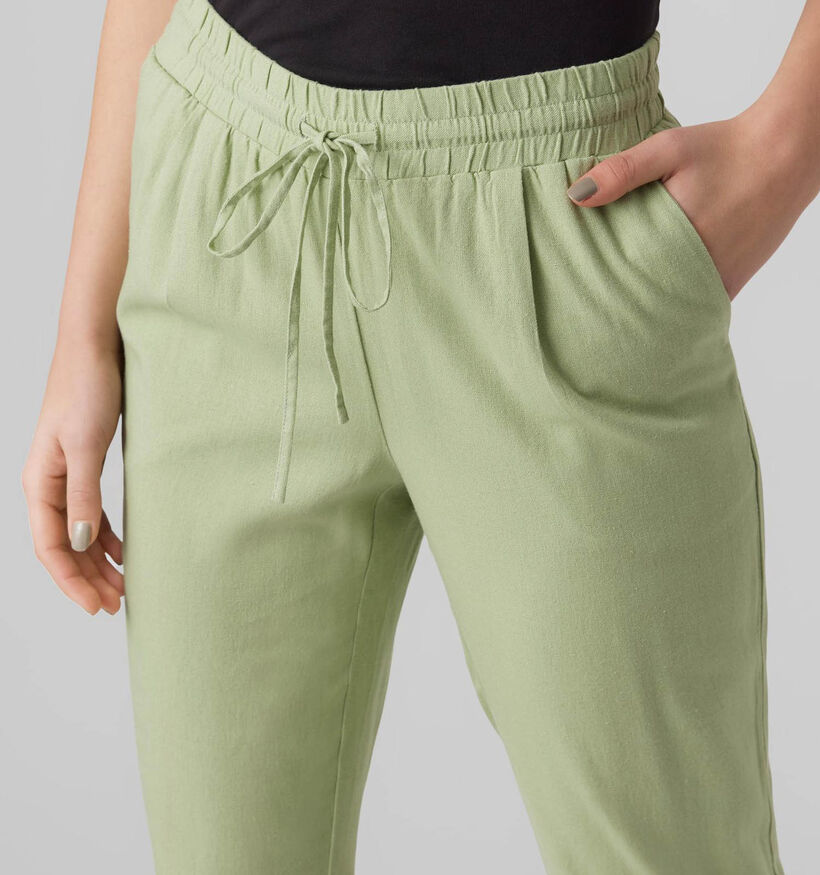 Vero Moda Jesmilo Groene Linnen Broek (323880)