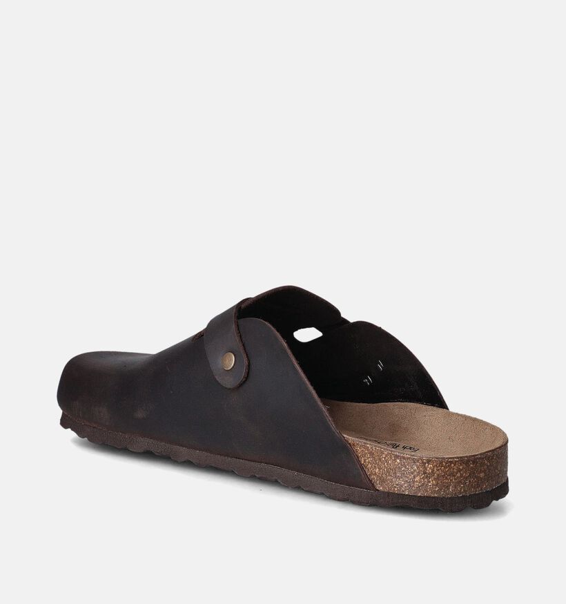 Big Leaf Nu-pieds casual en Marron pour hommes (356525)