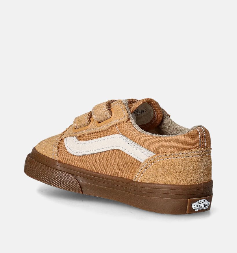 Vans Old Skool Baskets pour Bébé en Noir pour filles (351462)