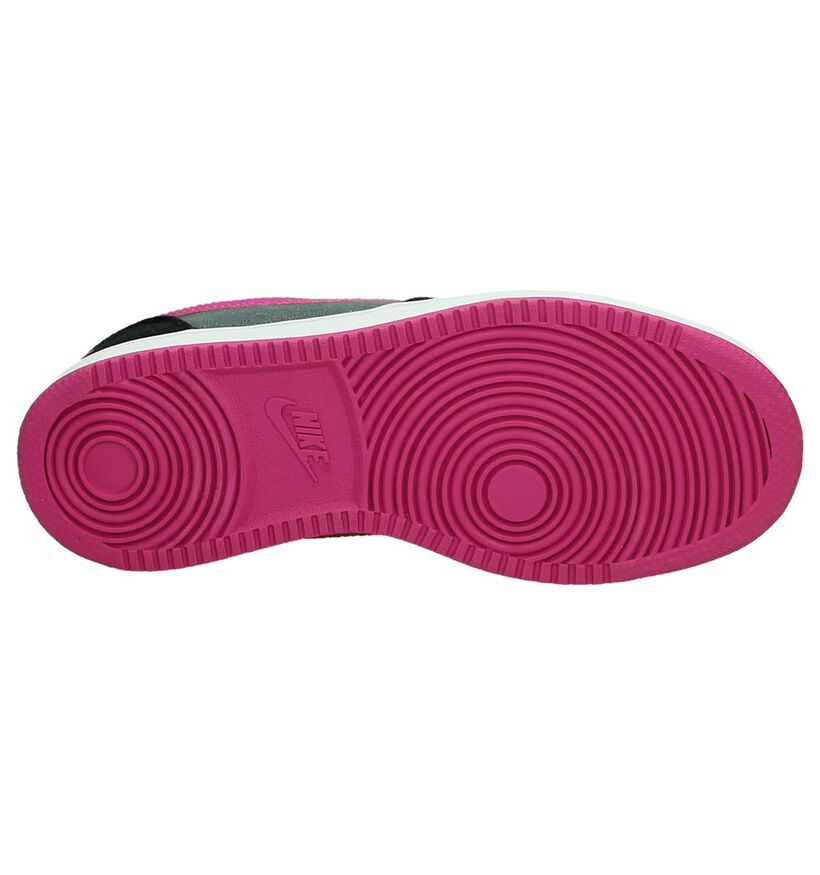 Grijs/Roze Sneaker Nike Court Borough in stof (198247)