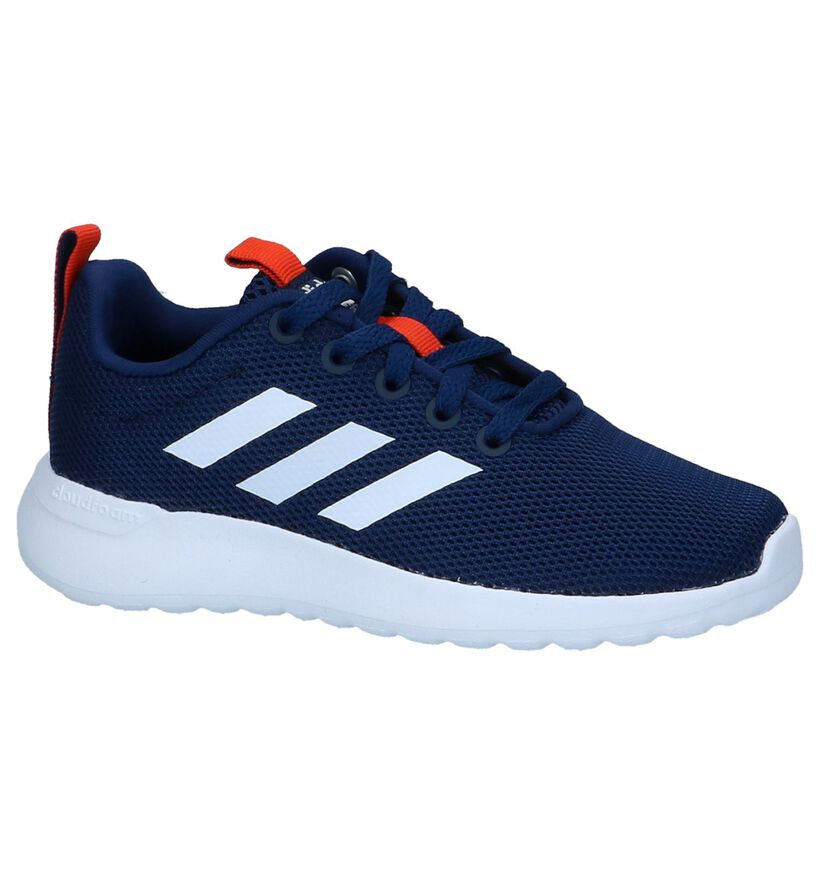 Adidas Lite Racer Baskets en Bleu en textile (237184)