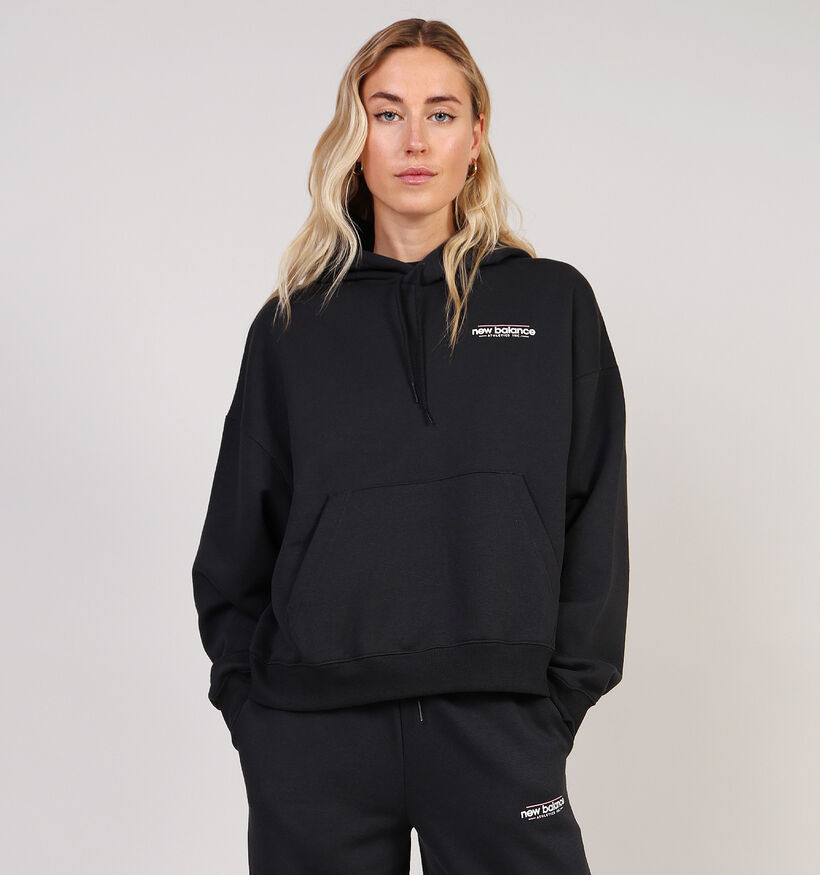 New Balance Zwarte Hoodie voor dames (362072)