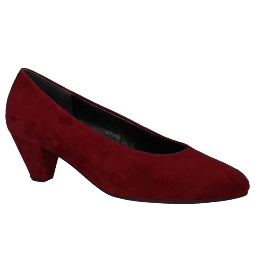 Gabor Soft & Smart Zwarte Klassieke Pumps in daim (231120)