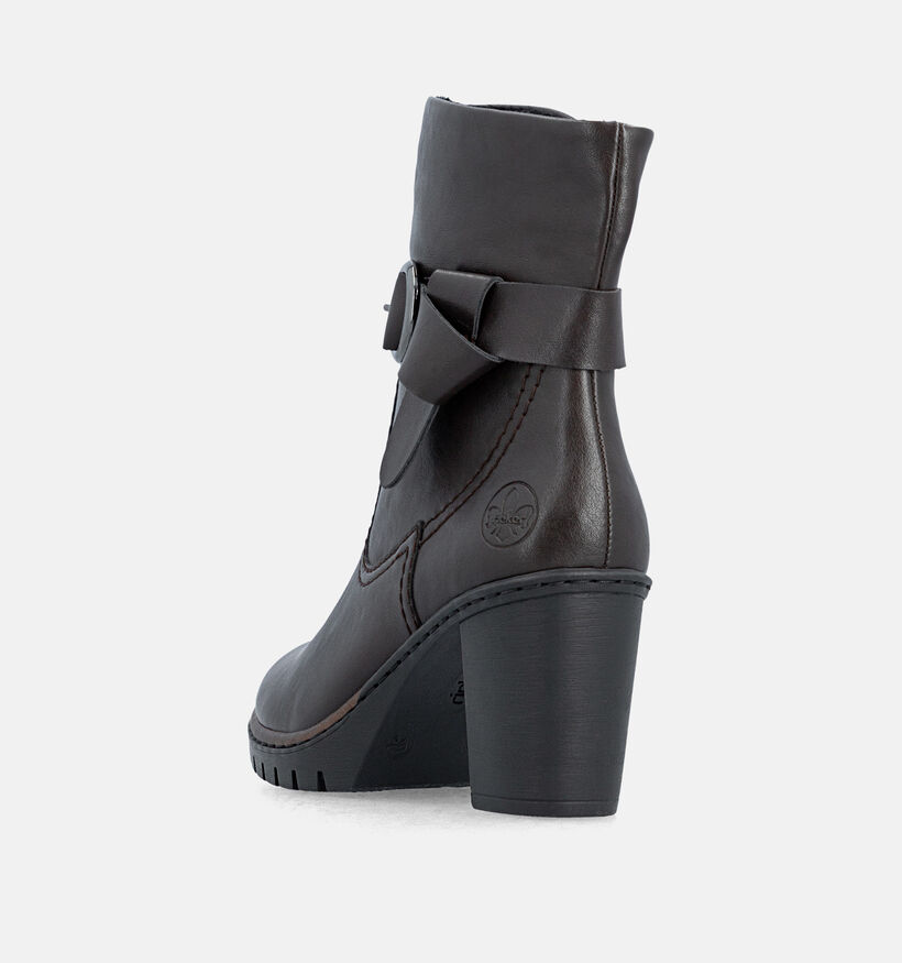 Rieker Antistress Bottines en Brun fonc&eacute; pour femmes (377931)