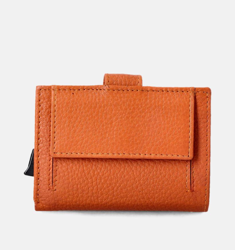 Crinkles Oranje Kaartenhouder voor dames (358130)