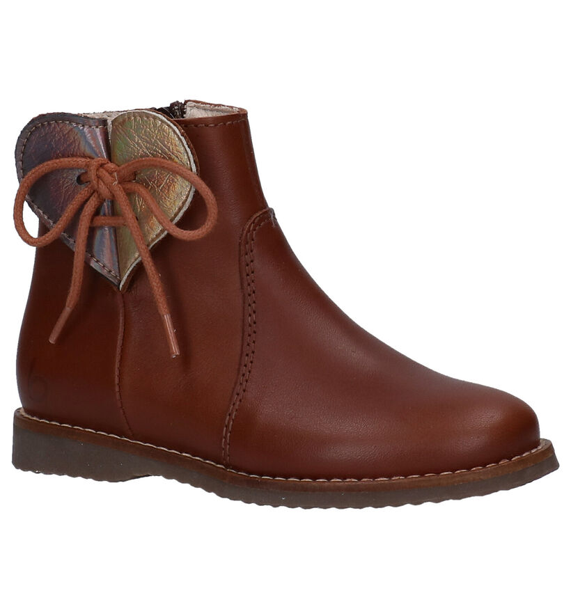 Beberlis Bottes courtes en Cognac pour filles (281112)