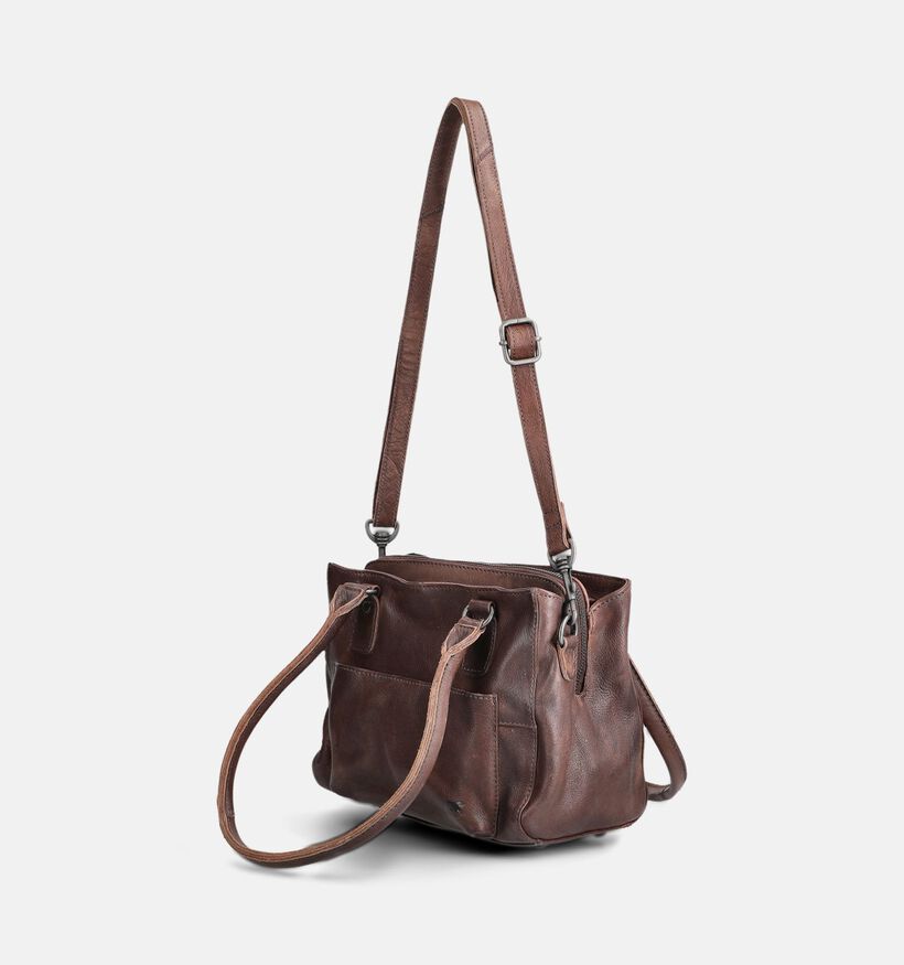 Bear Design Donkerbruine Schoudertas voor dames (382124)