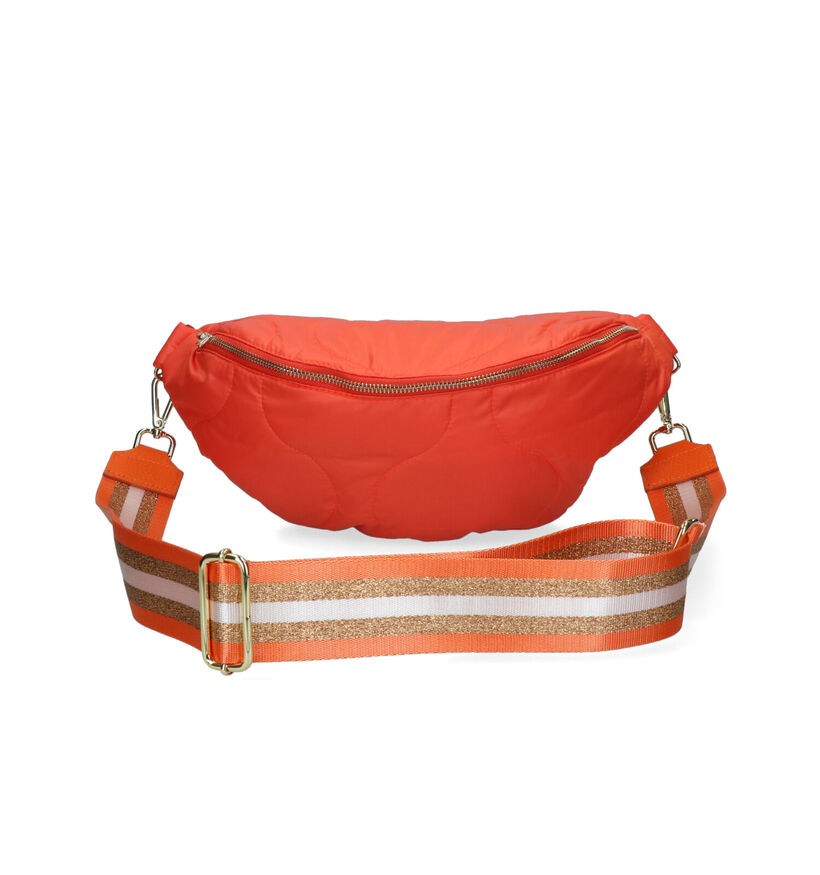 Dolce C. Oranje Crossbody Tas in stof (317806)