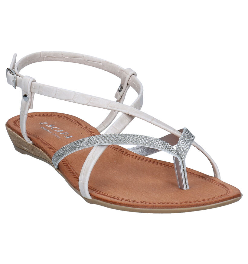 Scapa Witte Sandalen in kunstleer (288765)