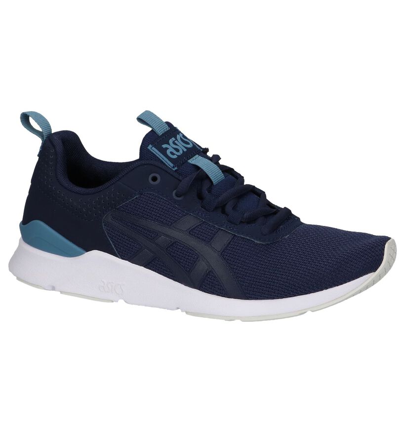 Donkerblauwe Lage Sportieve Sneakers Asics Gel Lyte Runner in stof (210072)