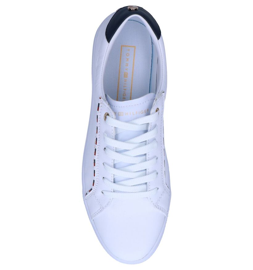 Witte Sneakers Tommy Hilfiger Corporate Detail in kunstleer (252690)