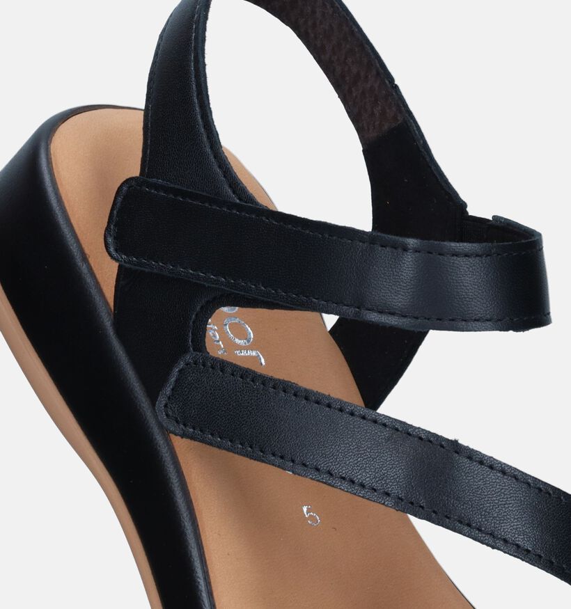 Comfort Sandales plates en Noir pour femmes (339347)