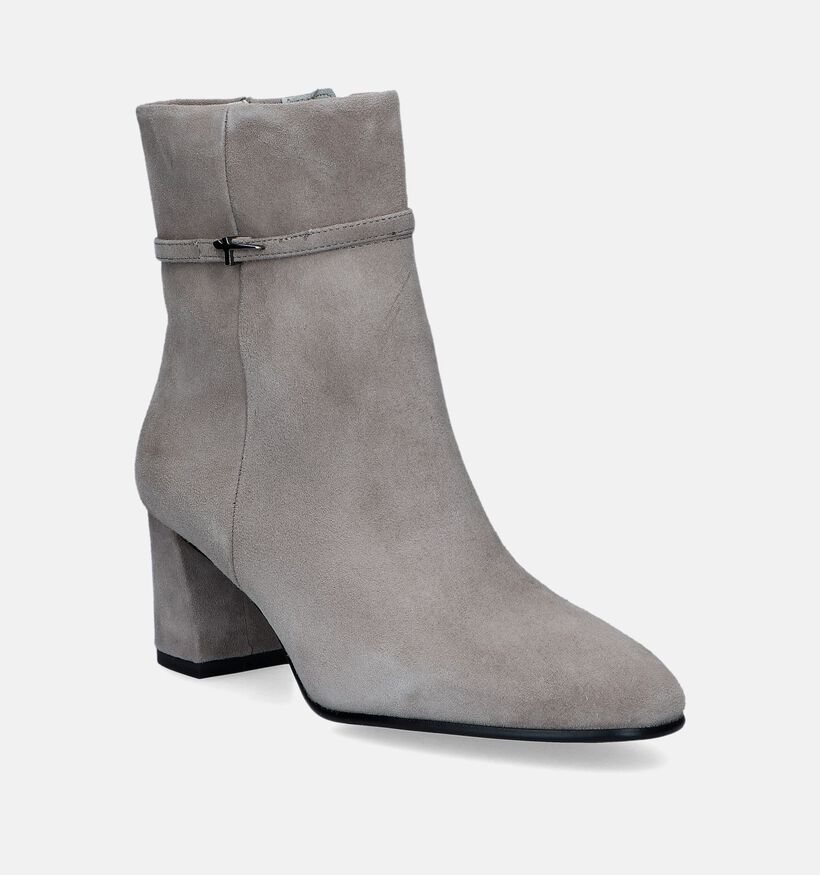 Tamaris Bruine Enkellaarsjes met hak voor dames (346639)