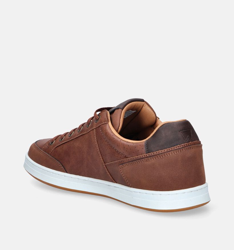 Wrangler Butch Cognac Veterschoenen voor heren (346069) - geschikt voor steunzolen