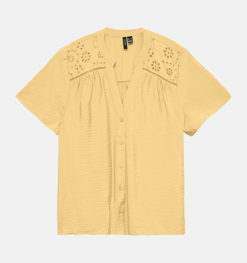 Vero Moda Josie Gele T-shirt voor dames (369388)