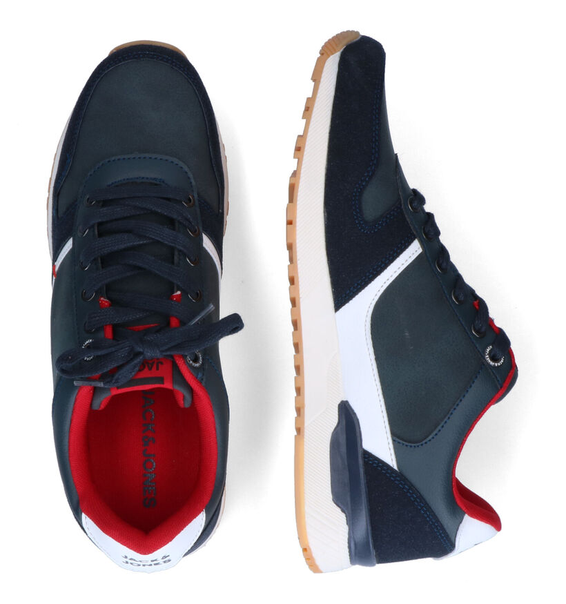 Jack & Jones Gower Blauwe Sneakers in kunstleer (305178)