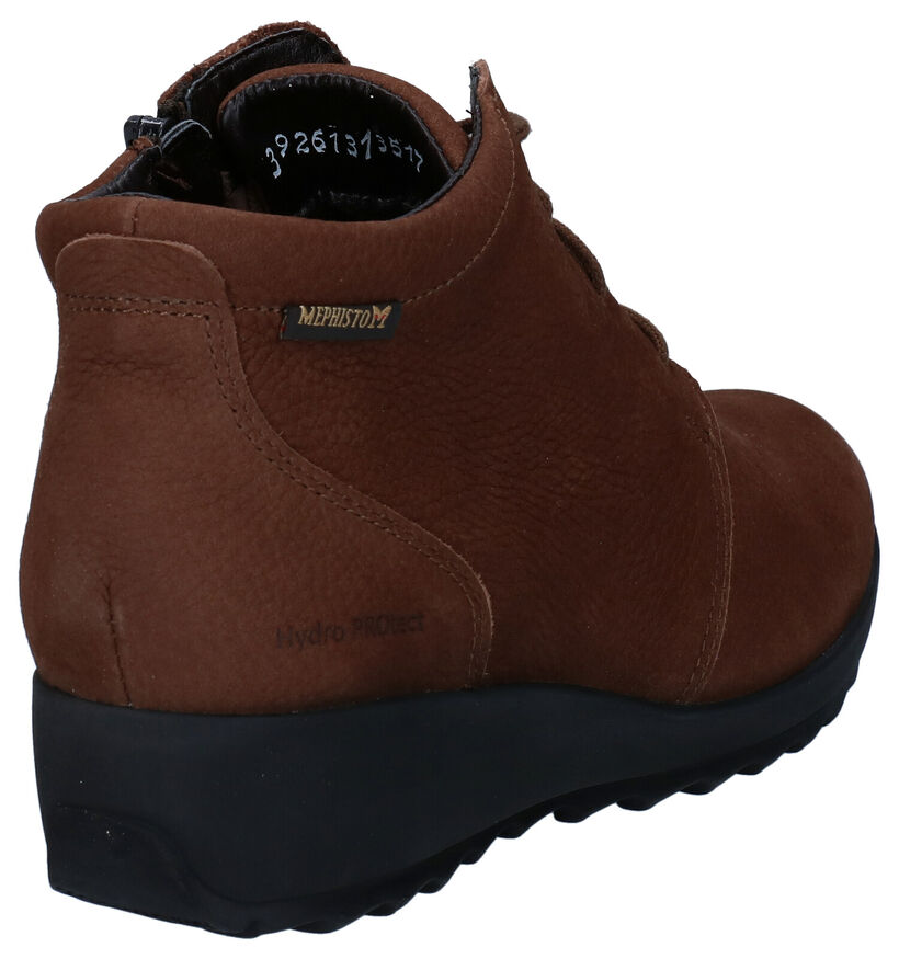 Mephisto Athina Bottines en Marron en nubuck (259732)