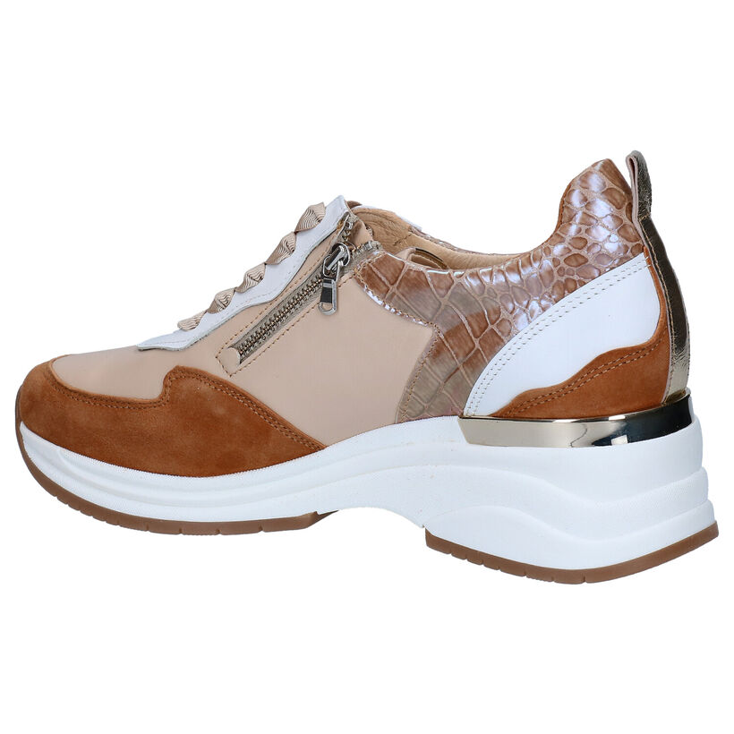 Softwaves Cognac Veterschoenen in leer (289942)