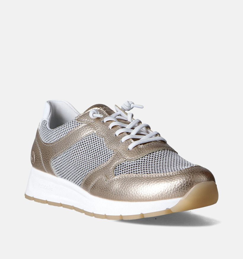 Remonte Baskets casual en Or pour femmes (354859) - pour semelles orthopédiques