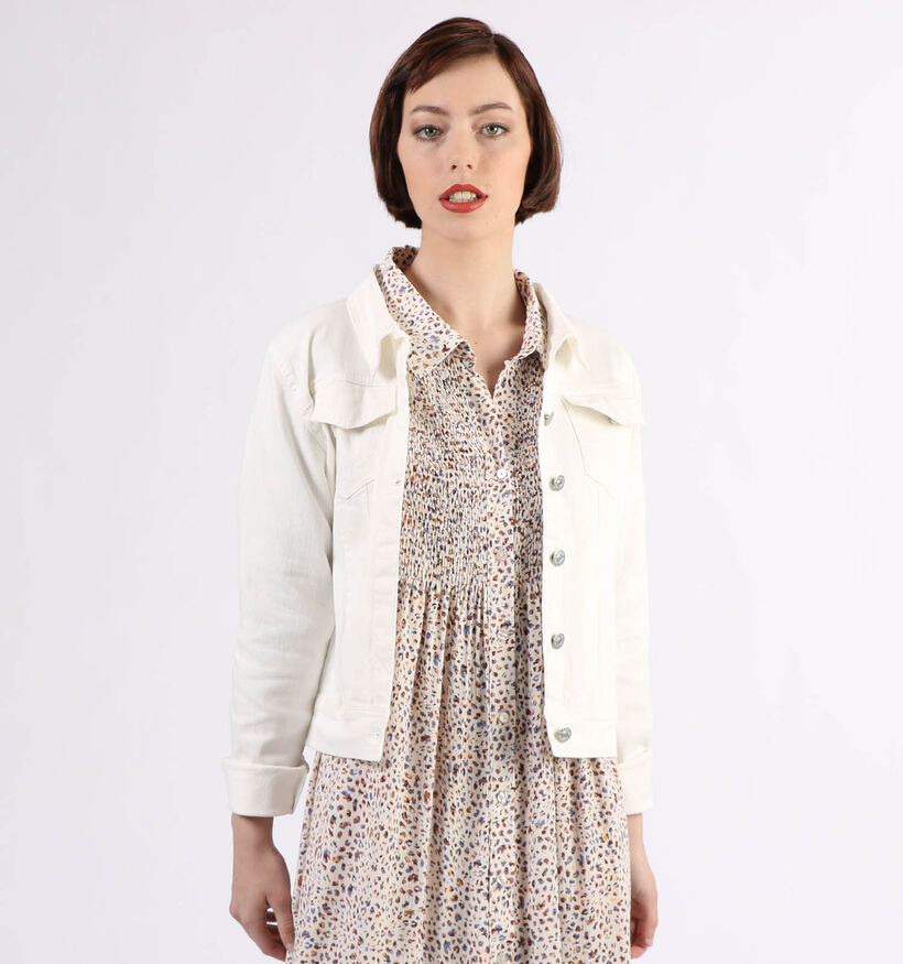 Millenium Veste en jean en Blanc (299208)