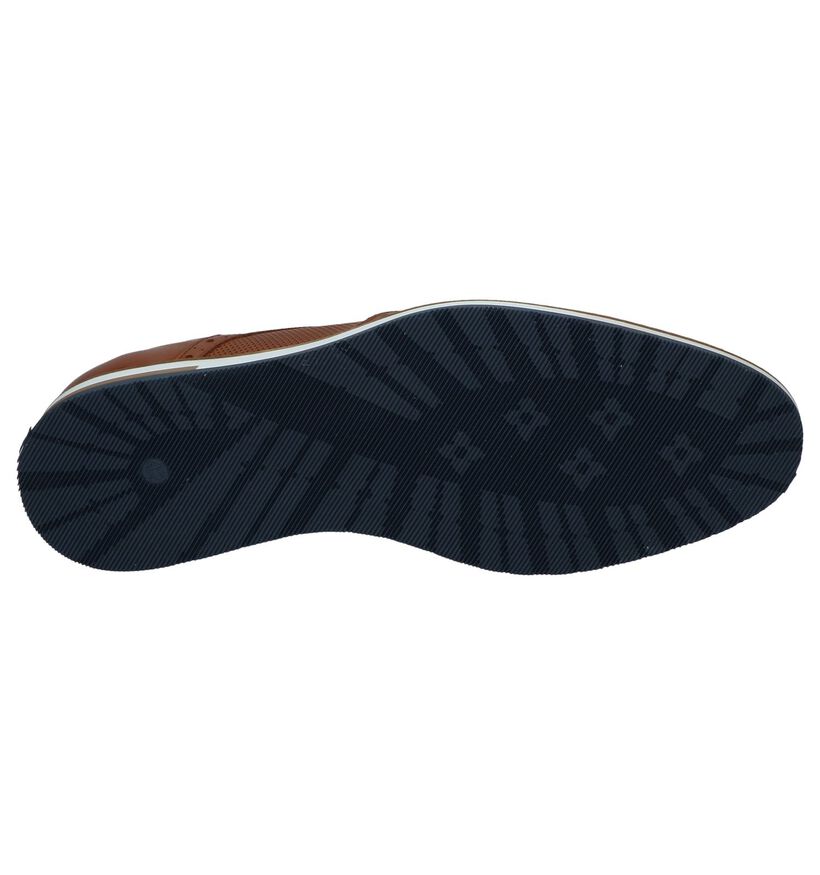 Cognac Casual Veterschoenen Coxx Borba Bruf in leer (217245)
