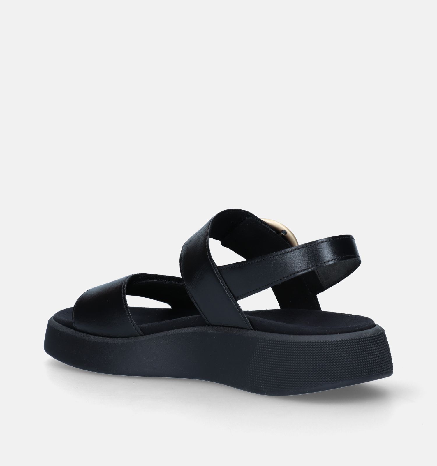 Gabor Zwarte Sandalen voor steunzolen Dames Sandalen Lage schoenen Online op TORFS.BE