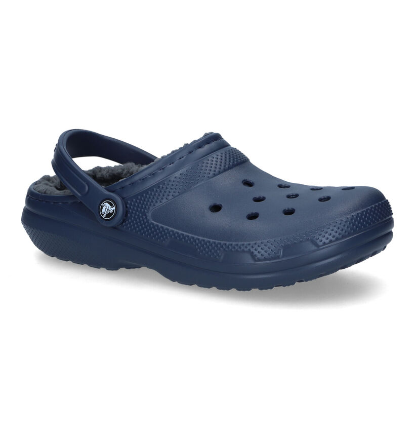 Crocs Classic Lined Nu-pieds en Noir pour hommes (329656)